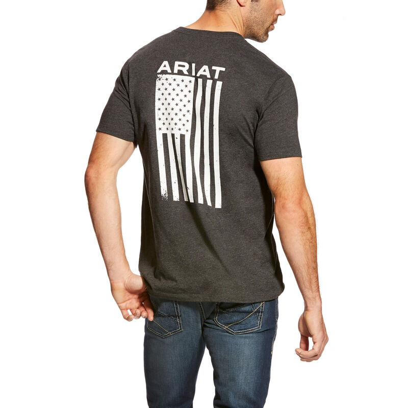 Ariat T-Shirts Herren - Freedom DunkelGrau ( TBCPK-5381 )
